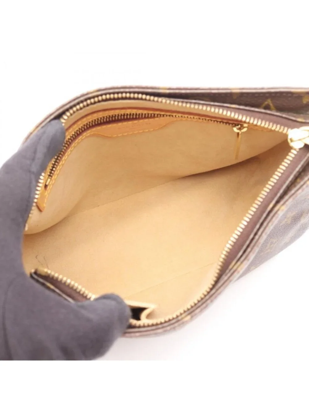Louis Vuitton Shoulder Bag Looping MM Monogram Canvas Leather